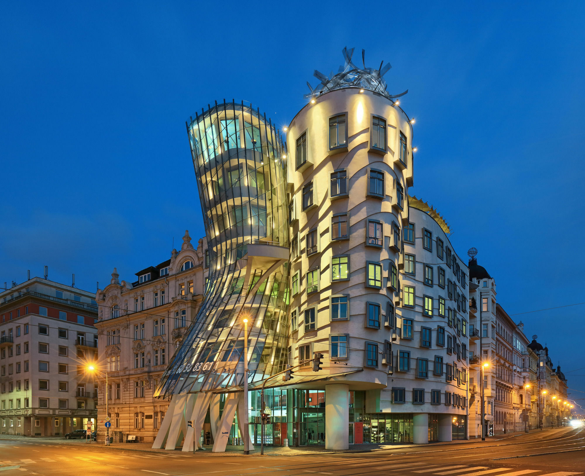 Dancing House - Tancici Dum Hotel Prag Exterior foto